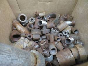 lot 21 image: BOX OF ASSORTED METAL TREASURES,