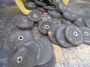 lot 23 image: GRINDING WHEEL PARTS AND PARTS