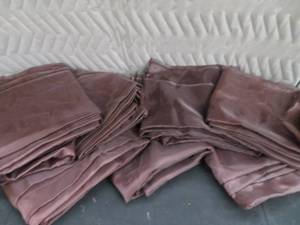 lot 92 image: YARDS AND YARDS OF MILK CHOCOLATE CHIFFON