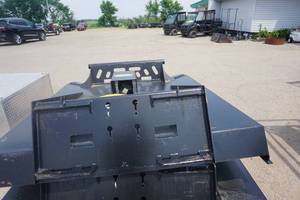 lot 8 image: Brand New Made In USA Universal Mount Bobcat Skid Loader Skid Steer 80 Brush CutterBrush Hog With Push Bar