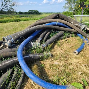 lot 38 image: Large Lot of Godwin Pumps of America Suction Hoses In Assorted Sizes
