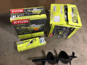 lot 20 image: Lot of Assorted Ryobi Power Tools Various Models and Conditions Customer Returns See Pictures