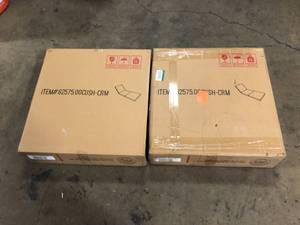lot 40 image: 2 Boxes of  Noble House Caesar Cream Outdoor Chaise Lounge Cushion (2-Pack) Customer Returns See Pictures