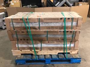 lot 24 image: 32 Boxes of Daltile Regent Grove Ash Gray 8 in. x 47 in. Color Body Porcelain Floor and Wall Tile (15.2 sq. ft.Case)   Customer Returns See Pictures