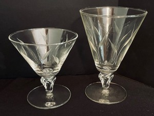 Vintage Etched Stemware