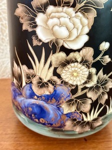 Vintage Hand Painted Nippon Double Handled Vase
