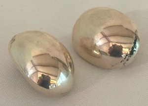 Pair of Vintage Sterling Clip Earrings