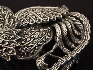 Sterling Marcie Bird Figurine Brooch