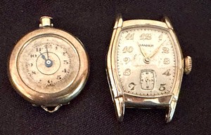 Vintage Gold Filled Vintage Watch by Banner and Vintage Ladies Pocket Watch