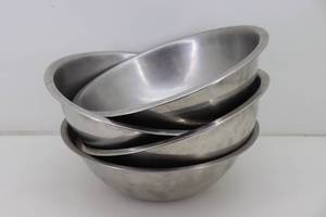 4 Stainless Steel Mixing Bowls