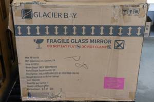 Glaicier Bay Medicine Cabinet Broken Glass