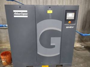 lot 9 image: Atlas Copco Rotary Screw Air Compre...