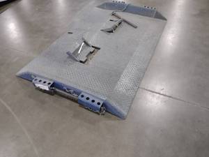 lot 99 image: Uline Heavy Duty Steel Dock Plate, ...