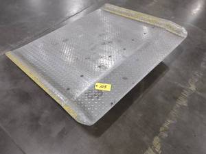lot 103 image: Aluminum Dock Plate, 50x48...