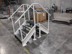 lot 104 image: Crossover Staircase, 36x71...