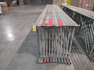 lot 191 image: (12) Teardrop Pallet Rack Uprights,...