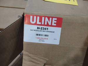 lot 205A image: (6) Uline H-2341 3x3 Interlocking R...