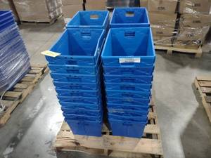lot 252 image: (40) Uline 1577 Nesting Bins, 15x11...