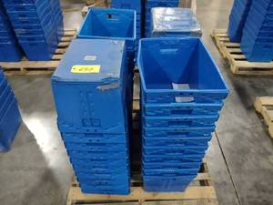 lot 258 image: (40) Uline 1577 Nesting Bins, 15x11...