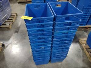 lot 259 image: (28) Uline 1577 Nesting Bins, 15x11...