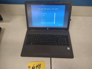 lot 648 image: HP 250G7 Laptop, Factory Reset...