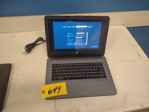 lot 649 image: HP 14-AN013NR Laptop, Factory Reset...