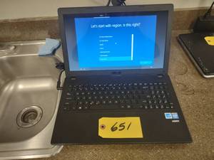 lot 651 image: ASUS X551M Laptop, Factory Reset...