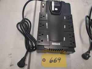 lot 669 image: Cyber Power 825 Battery Backup...