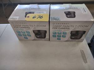lot 676 image: (2) Am Crest 1080P PanTiltZoom PO...