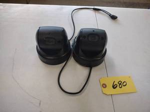 lot 680 image: (2) Am Crest 1080P PanTiltZoom PO...
