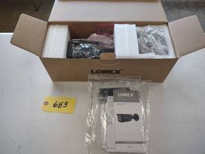 lot 683 image: Lorex LNB9282B 4K Smart IP MVF Bull...
