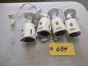 lot 684 image: (4) Lorex LNB4173S-C Bullet Cameras...