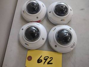 lot 692 image: (4) Axis M3044V Cameras...