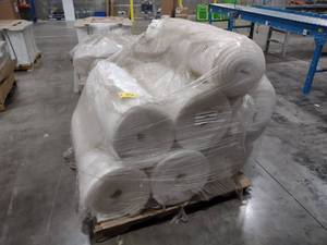 lot 393 image: (7) Poly Fiber Rolls, 34x40x20...