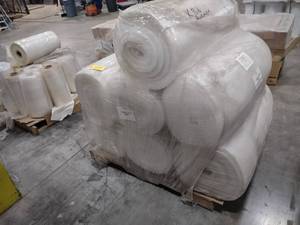 lot 394 image: (7) Poly Fiber Rolls, 1 14x40x20...