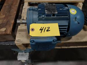 lot 412 image: WEG 2 hp. Motor, 240 Volt, 3 Phase...