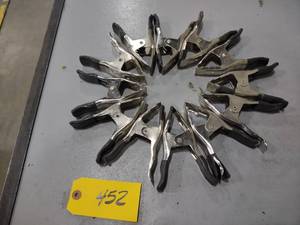 lot 452 image: (12) 6 Pinch Clamps...