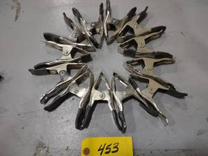 lot 453 image: (12) 6 Pinch Clamps...