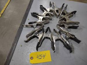 lot 454 image: (12) 6 Pinch Clamps...