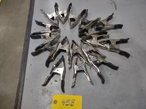 lot 458 image: (17) 6 Pinch Clamps...