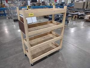 lot 536 image: Wood Cart ...