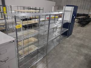 lot 543 image: (3) Wire Racks...