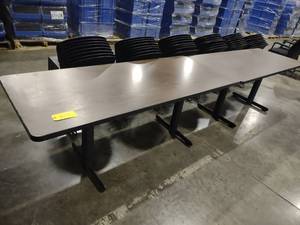 lot 579 image: (2) Office Tables, 72x30...