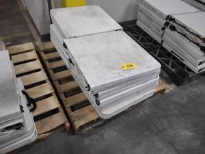 lot 586 image: (10) 2x4 Folding Tables...