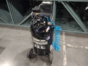 lot 348 image: Sanborn Air Compressor, 2 hp....