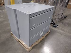 lot 373 image: (2) 3 Drawer Lateral Files...