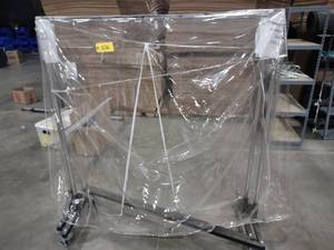 lot 376 image: (2) Garment Racks...