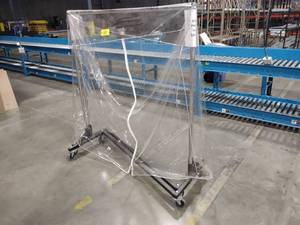 lot 377 image: (2) Garment Racks...