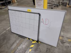 lot 378 image: (2) White Boards...