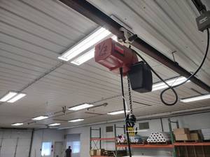 lot 28G image: Dayton 12 Ton Electric Chain Hoist...